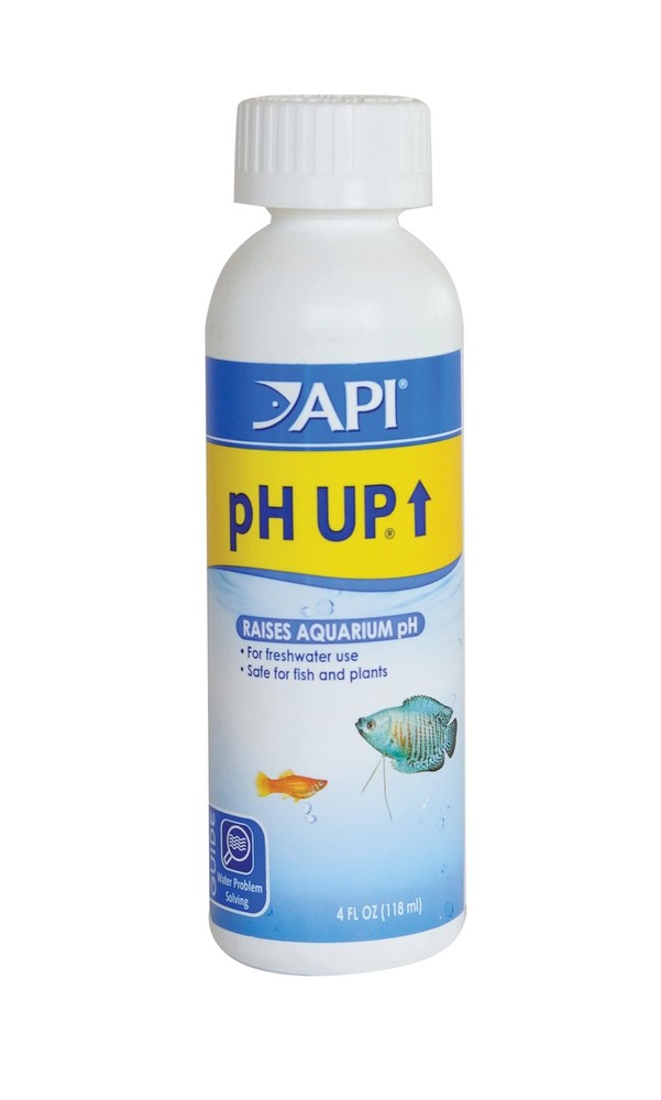 API pH UP Freshwater Aquarium Water Raising Solution for 4 oz, Brown