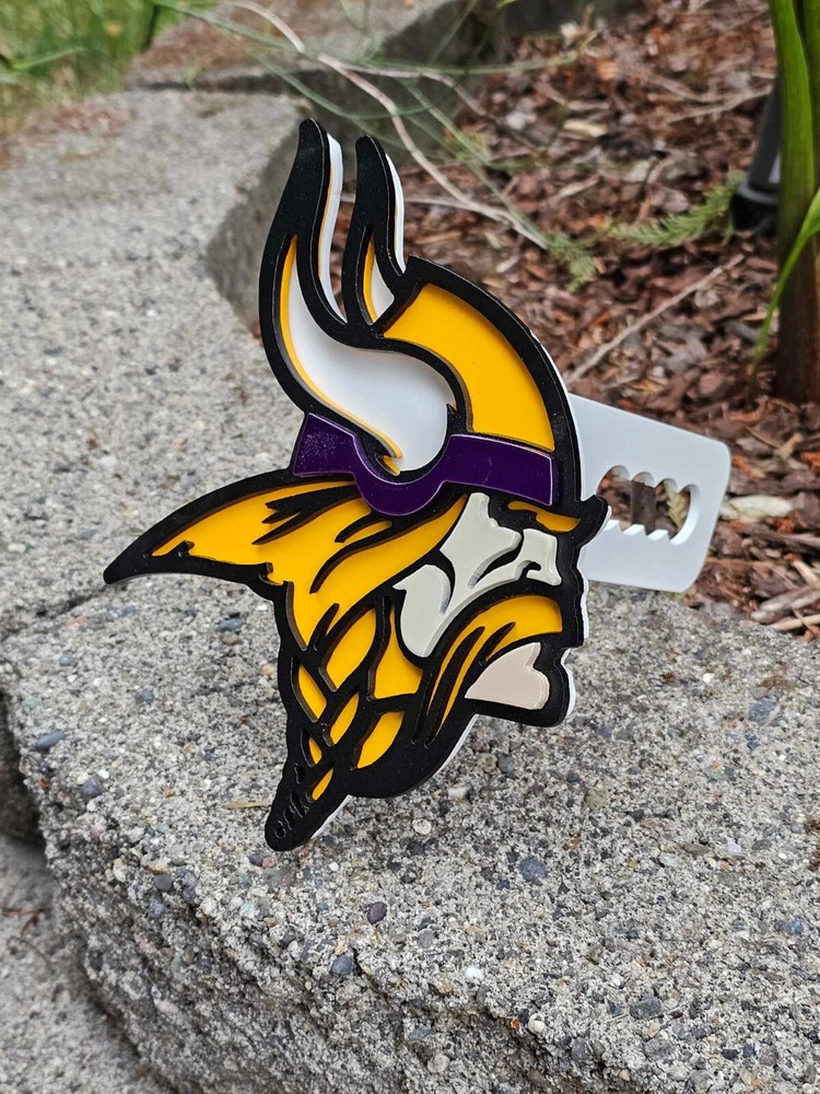 Minnesota Vikings Custom Hitch Cover
