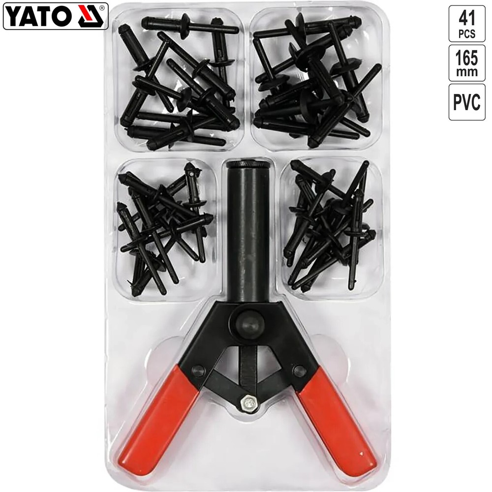 YATO blind riveter hand riveter pop riveter riveting device for plastic rivets