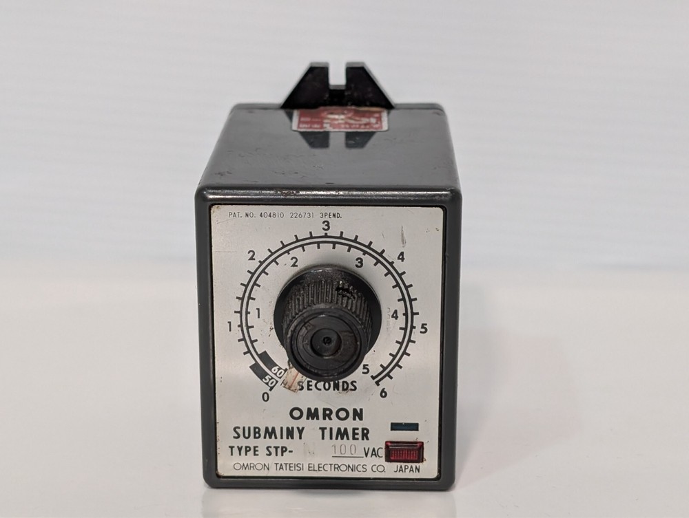Omron Type STP-100VAC Subminy Timer 0-10 Minutes