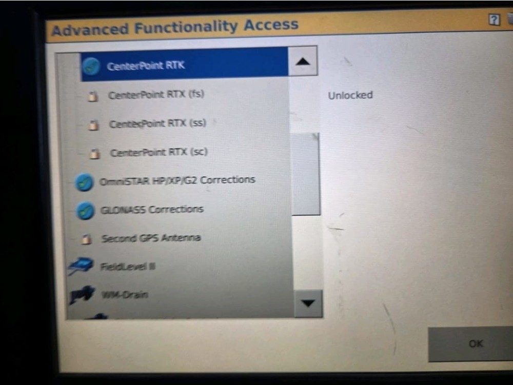 Trimble FmX Fm1000 | RTK | Section Control | Task Controller | AG25 Antenna