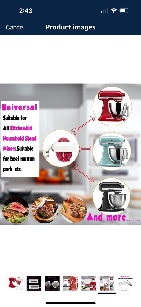 Meat Tenderizer Attachment for KitchenAid