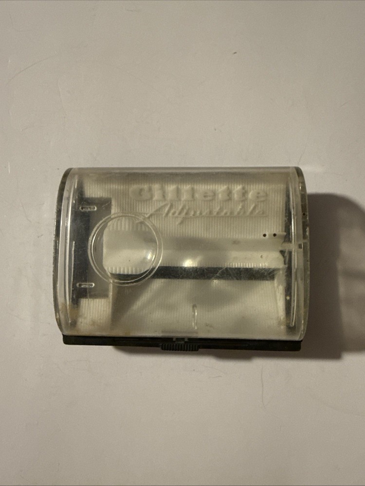 Vintage Gillette Adjustable Hard Plastic Case Only The Case