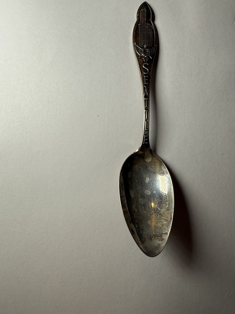 Vintage Seattle Marked Sterling Souvenir Spoon
