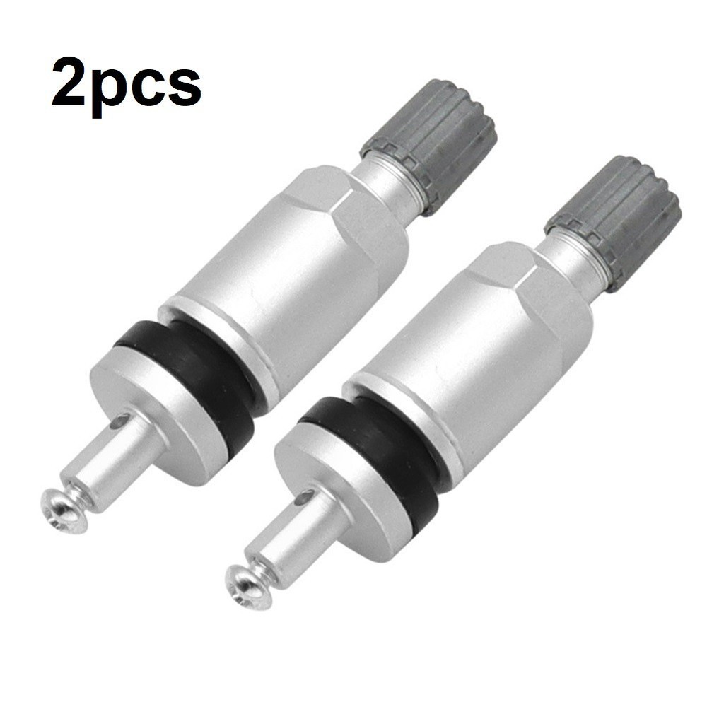 2pcs Aluminum Valves for TPMS Sensor Suitable for High/Low Temperatures