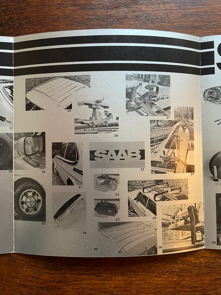 SAAB 99 Sales Brochure ORIGINALPackage Options