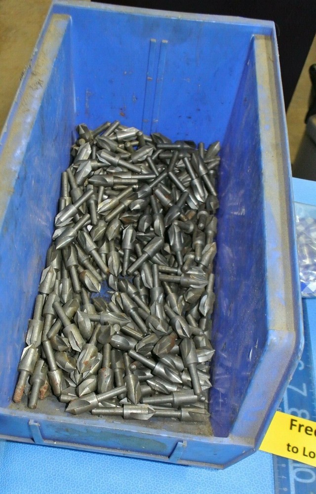 20 pcs. 60 deg. - Chamfer/Deburring Tools Unfinished 1/2" Body - 1/4" Shank