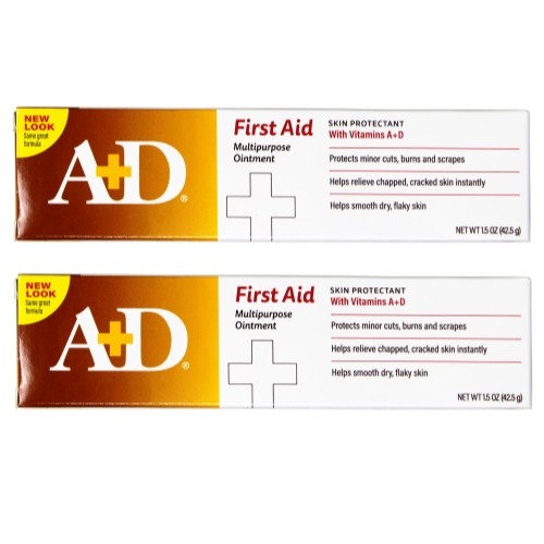 2 Pack of A+D First Aid Ointment 1.5oz