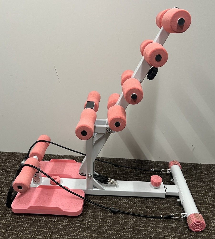 VEVOR Foldable Squat Machine with 3 Resistance Bands