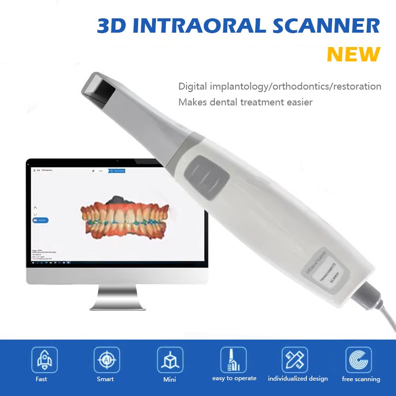 Dent Intra-Oral 3D Scanner CAD/CAM Scanning Machine with Software / Tips