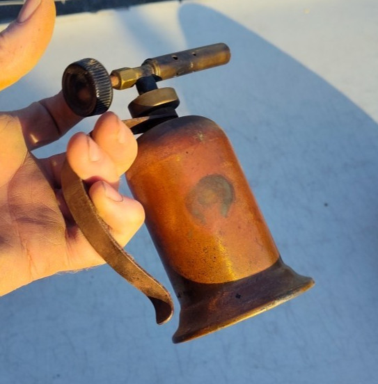 Vintage Brass Torch original Unrestored condition
