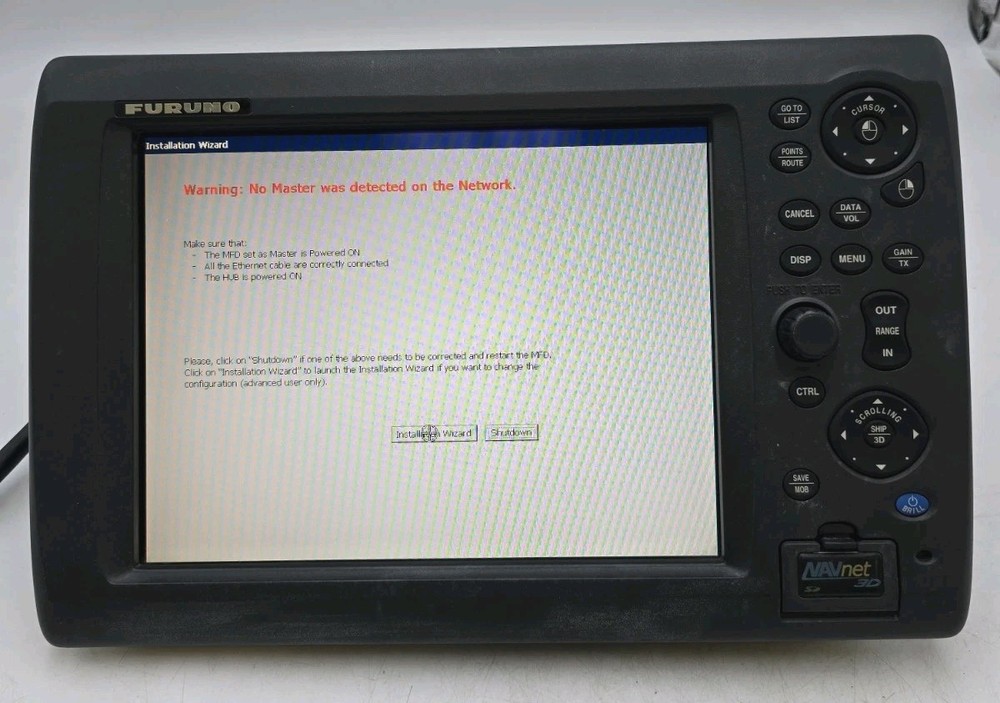 Furuno MFD12 Multi Function Display Radar NAVNET Fishfinder GPS Chartplotter