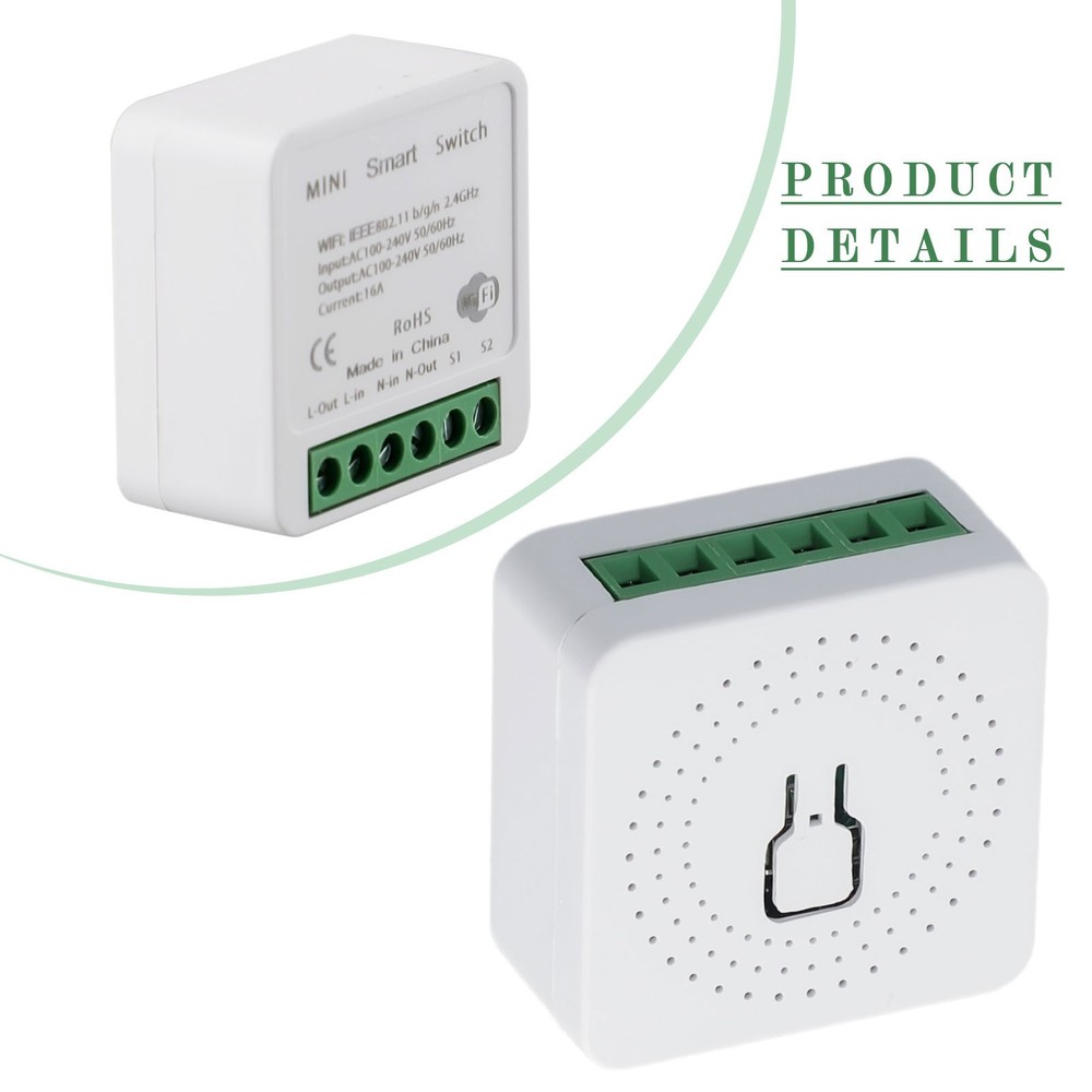 WiFi Smart Switch for Easy Installation Timer Function Seamless Integration