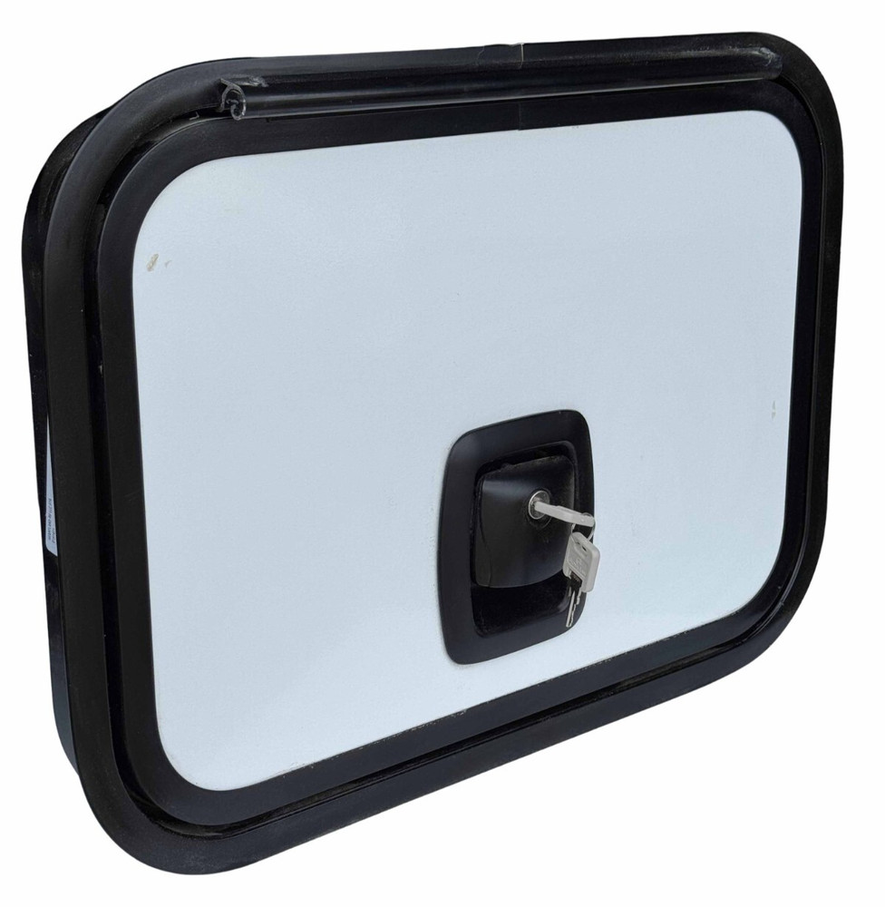Lippert RV Baggage Door Compartment Storage Door 20" X 14" White Keyed G-391