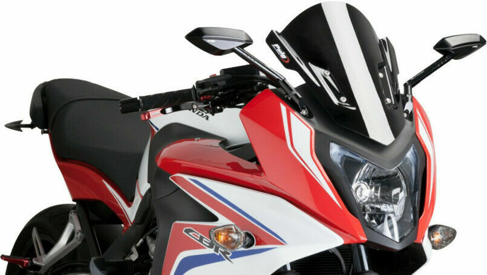 PUIG 7003N Racing Windscreen, Black