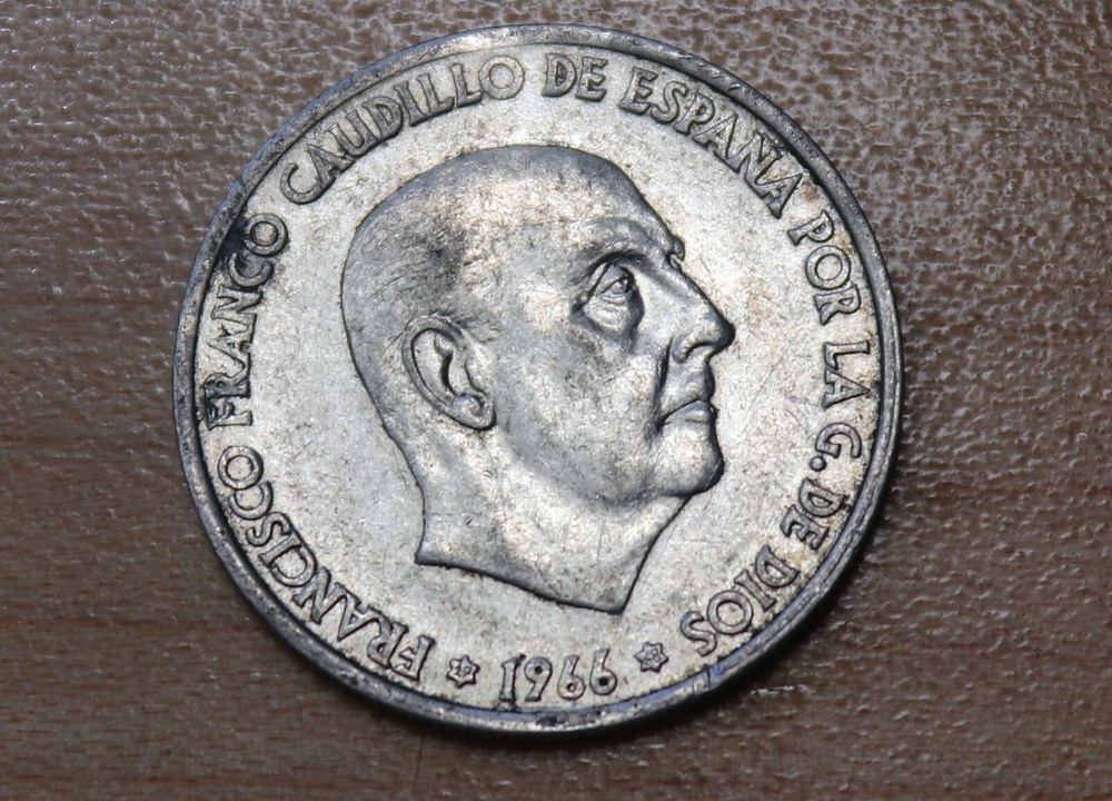 1966 68 Spain 50 Centimos