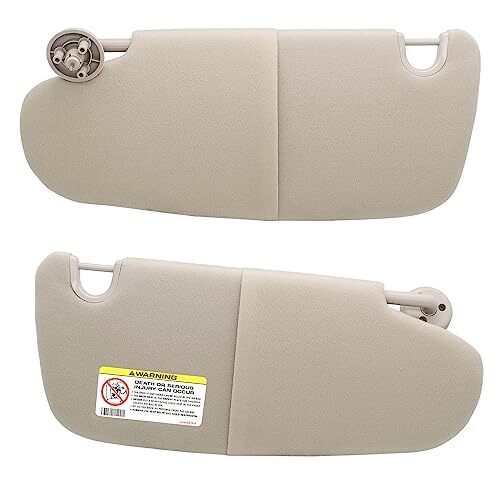 Left Driver Sun Visor Compatible with 2002 2003 2004 2005 2006 2007 2008 2009