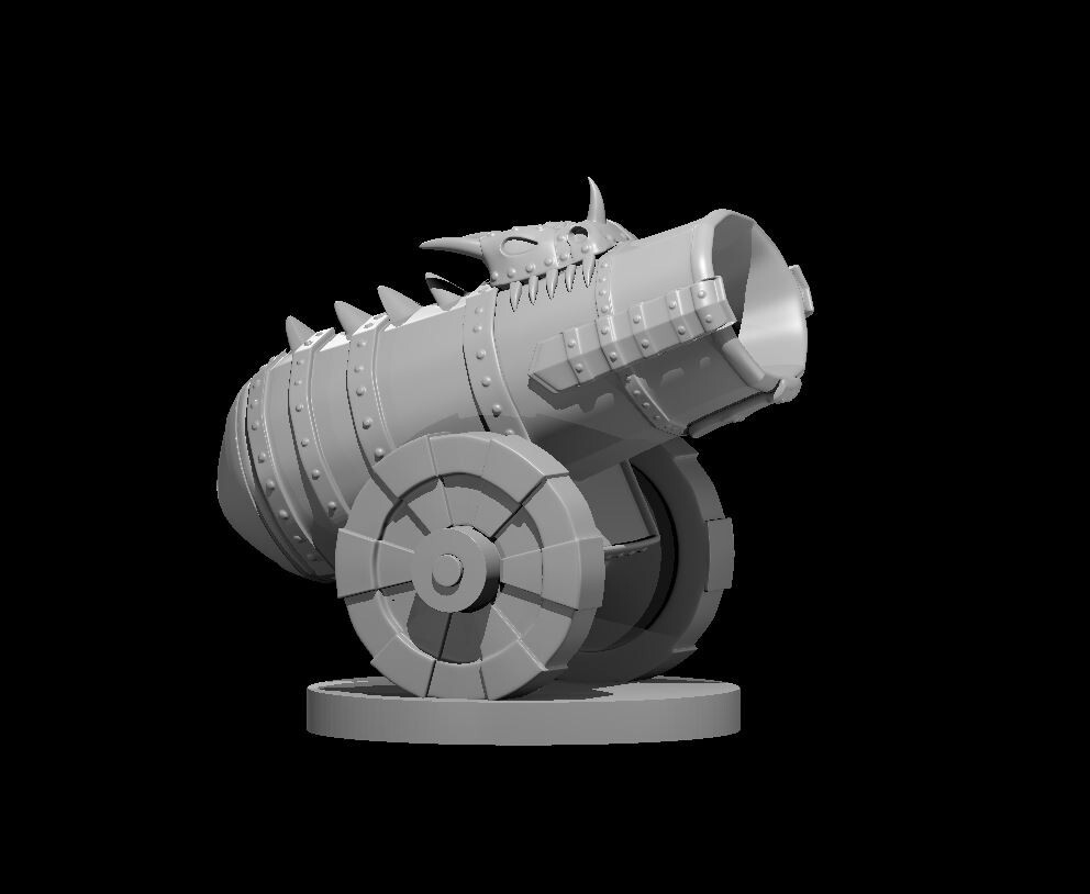 Eldritch Cannon 28mm Scale DND D&D Tabletop Miniature