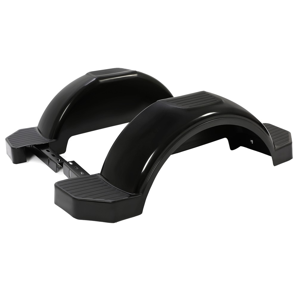 SET OF 2 (TWO) SINGLE AXLE TRAILER FENDERS FOR 13" WHEELS TIRES SKIRT BOAT