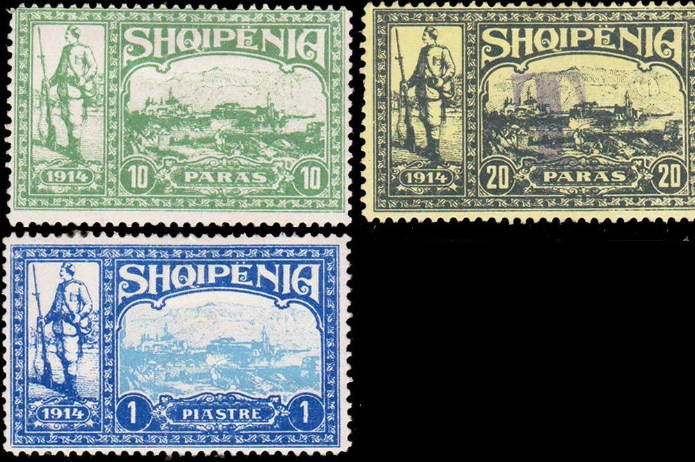 Albania - Liberation Label Mint never hinged.