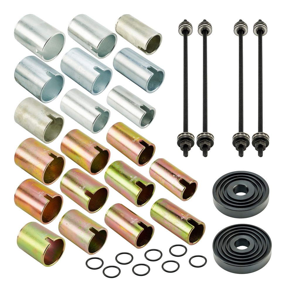 26pc Universal Press and Pull Sleeve Kit Bush Bearing Removal Insertion Tool