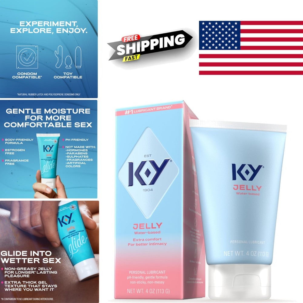 Extra Thick Water Based Lubricant 4 Fl Oz Glide for Better Intimate Experience