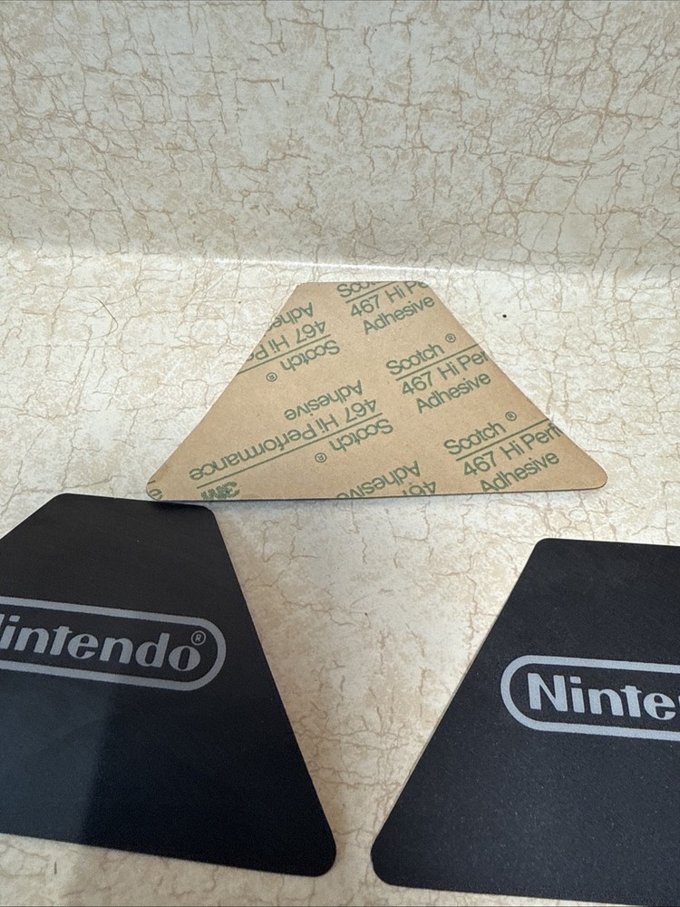 Nintendo VS. Dual Cabinet Control Panel Corner Sticker - NOS