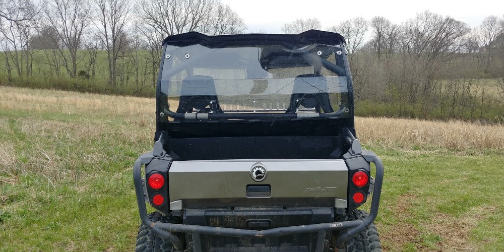 Can-Am Commander / Commander Max 2011-2020 Rear Lexan Window w/ Lower Panel.