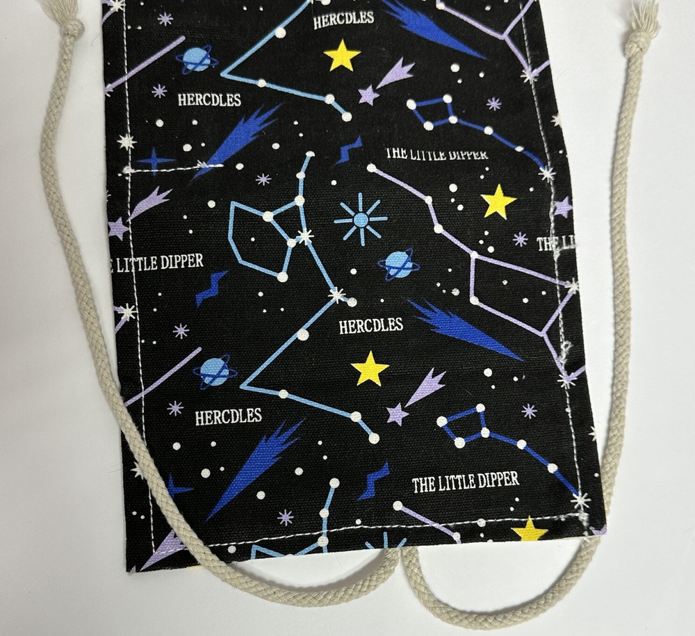 Art Roll Fabric Art Case Organizer Constellation Theme Art Gift