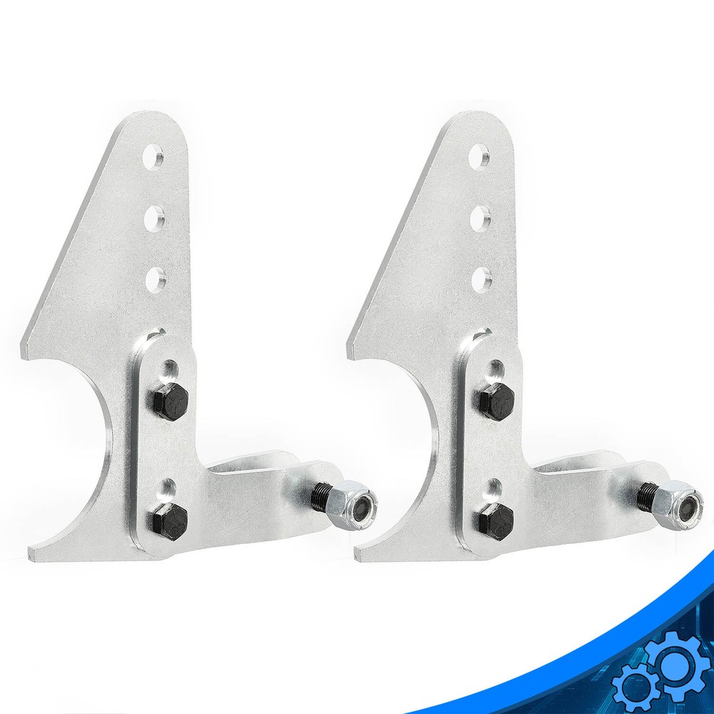 New Universal Coilover Shock Mount Kit Adjustable Rear Lower Brackets