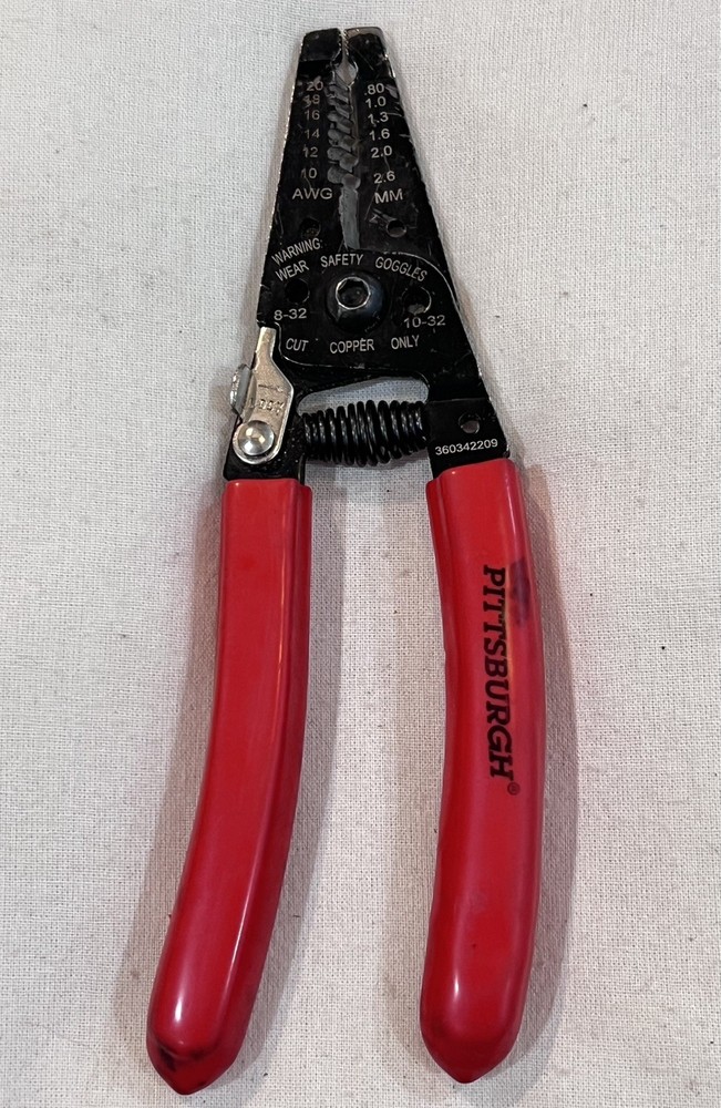 PITTSBURGH WIRE STRIPPER CUTTING TOOL - FREE SHIPPING