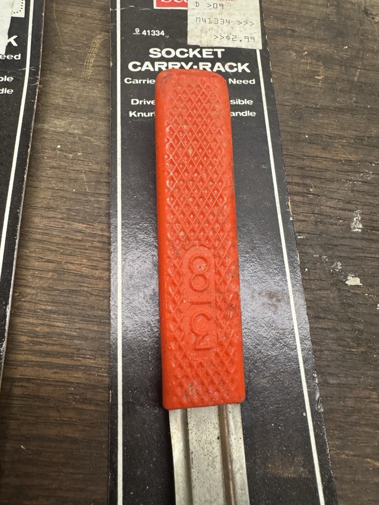 Sears Socket Carry Rack (2) For 1/2 And 3/8