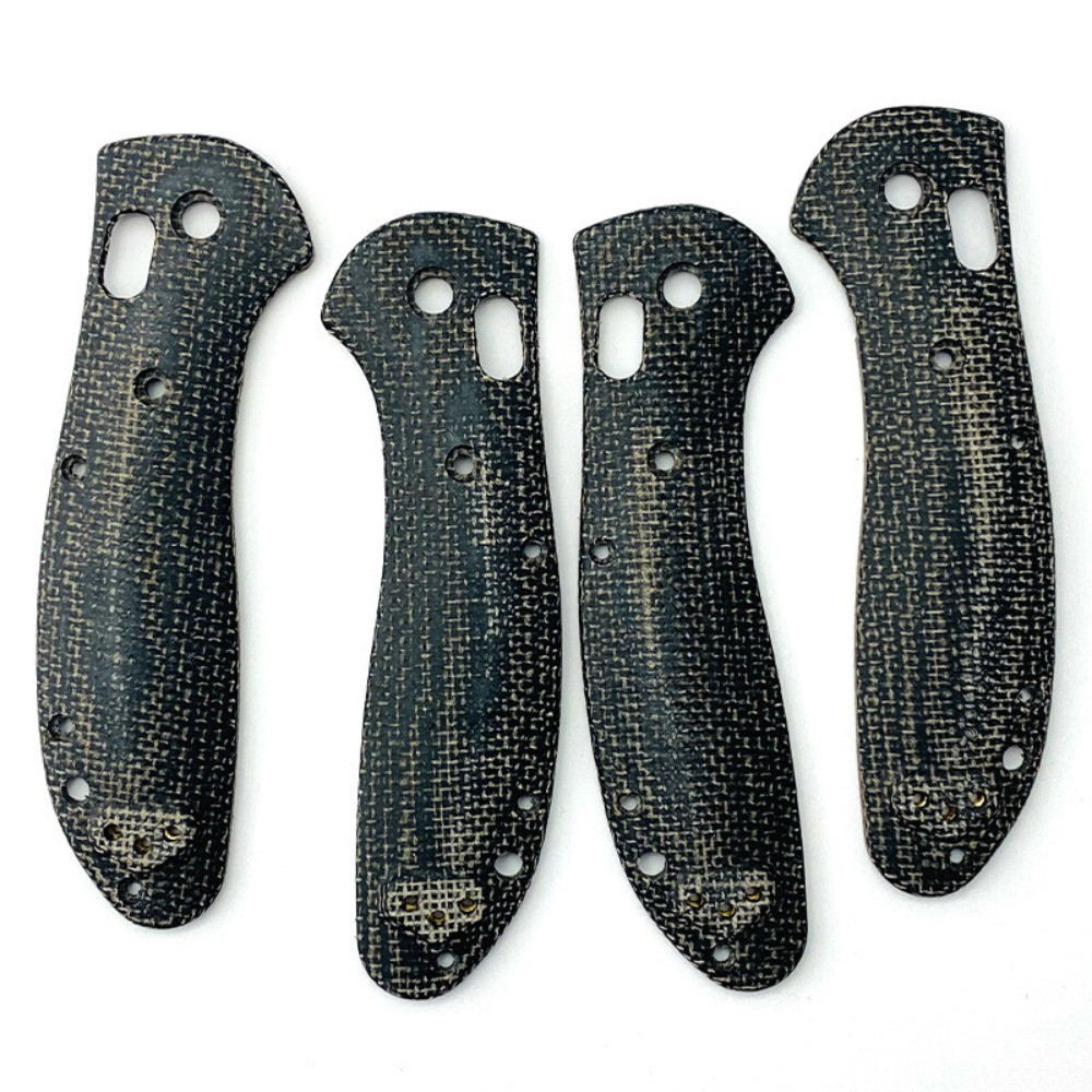 1Pair Custom Handle Patch Micarta Material Scales for Benchmade Griptilian 551