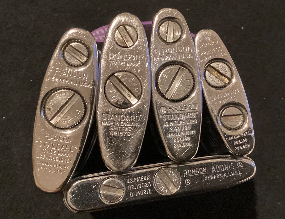 THIRTEEN RONSON LIGHTERS IN VERY GOOD CONDITION