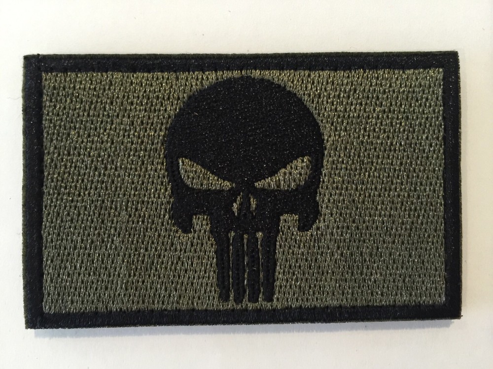 DEVGRU Skull SWAT SOCOM Special Ops Embroider Patch BLACK