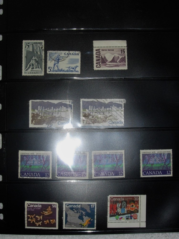 Mixed Lot Canada Postage Stamps - MNH & Used