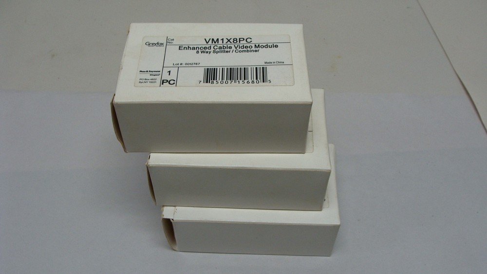 Greyfox VM1X8PC Cable Video Module 8 Way Splitter New NOS