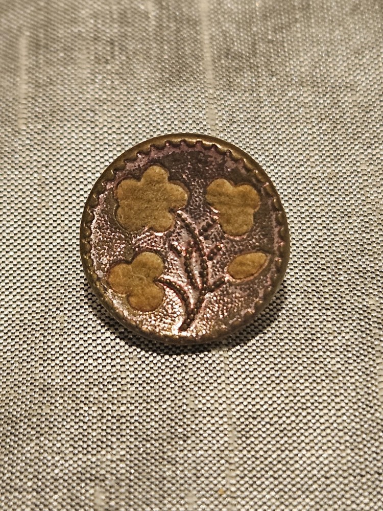 RARE 19th Century Perfume Button