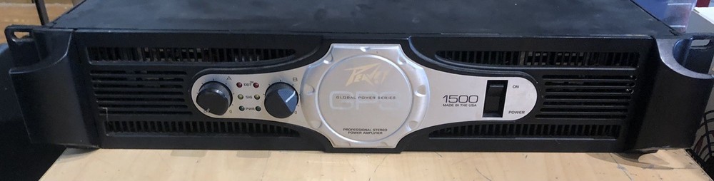 Tested Peavy GPS1500 Power Amplifier