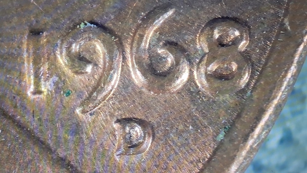 1968,MACHINE DOUBLED OBVERSE Possible Planchet Error, 1968 D, Red #611
