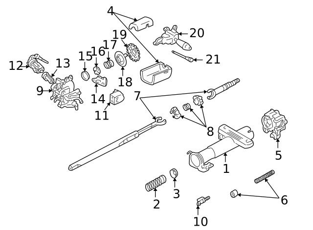 Genuine GM Lock Pin 26045870