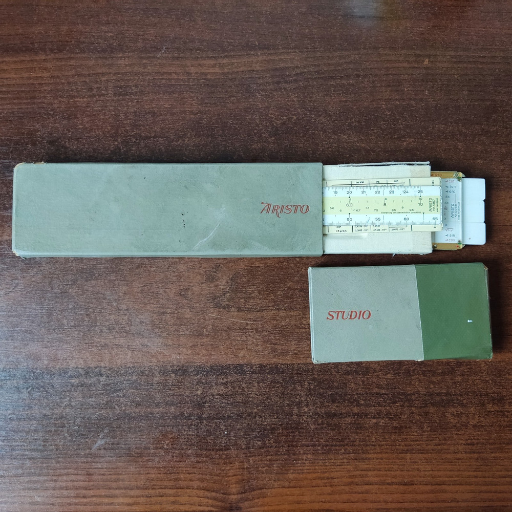Vintage German Aristo Studio Slide Rule