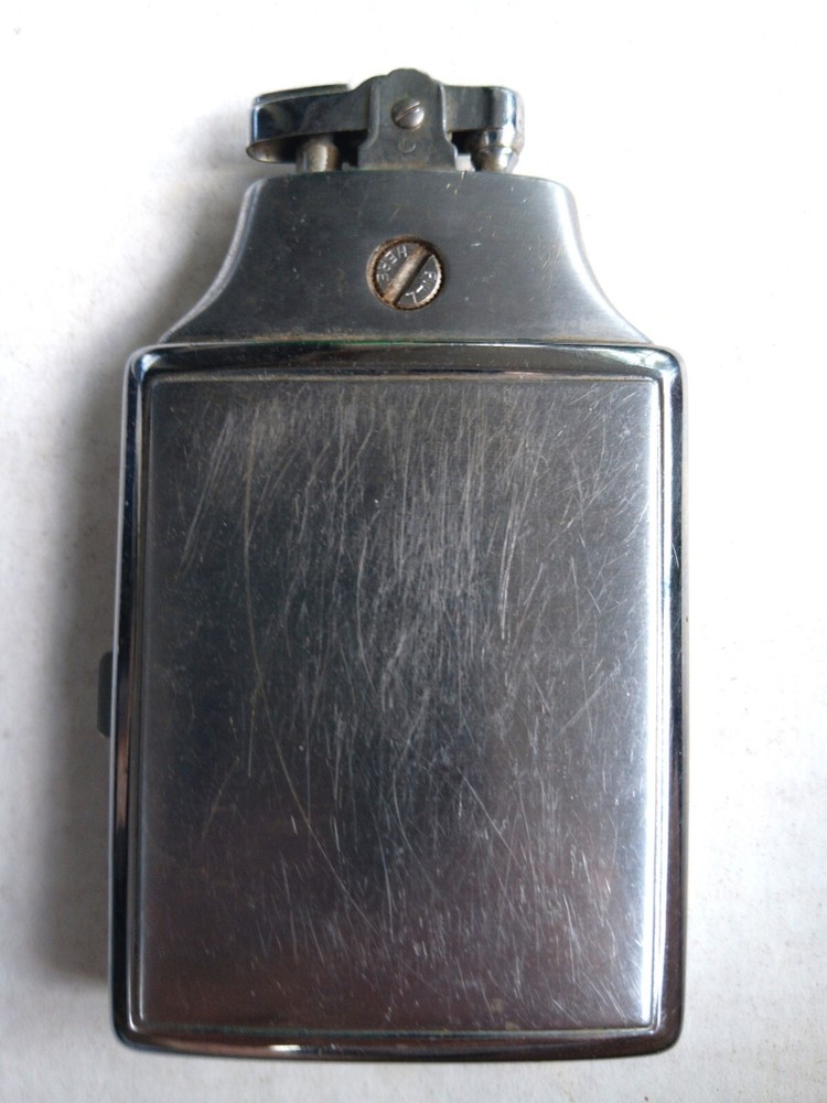 Vintage Ronson Mastercase Cigarette Lighter and Case Combination Silvertone