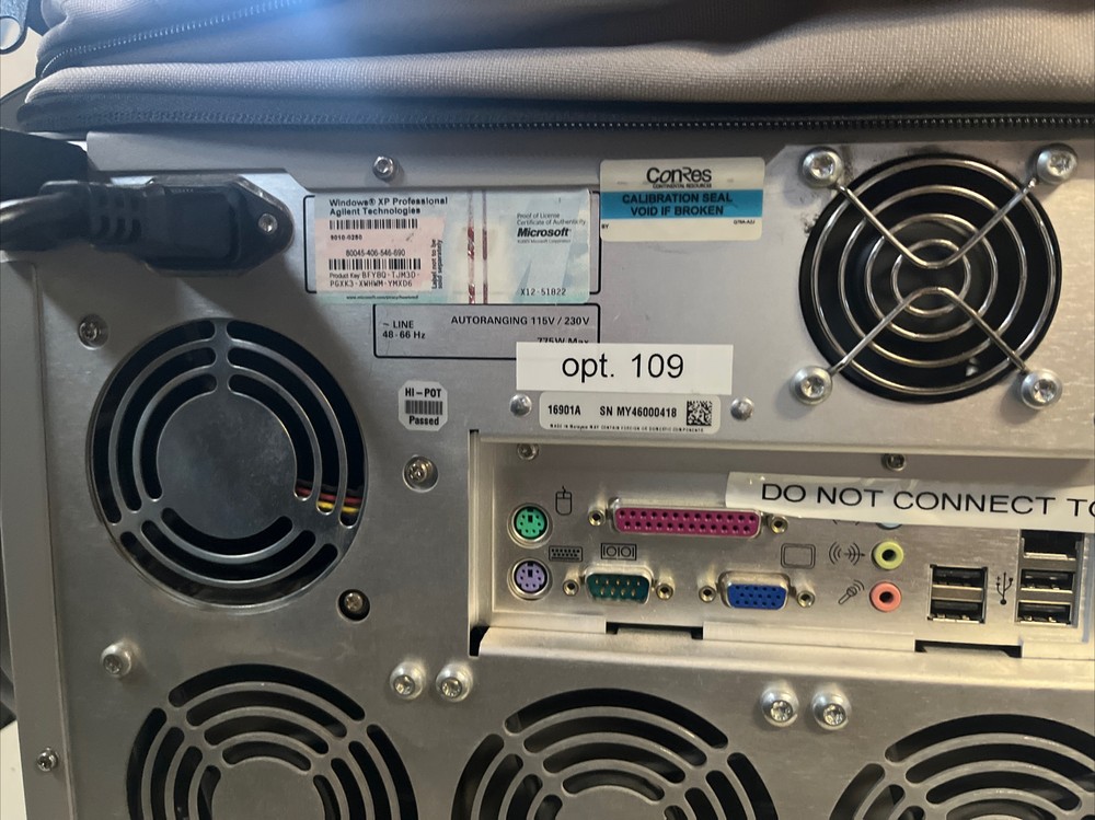Agilent 16901A Logic Analysis System with Cables
