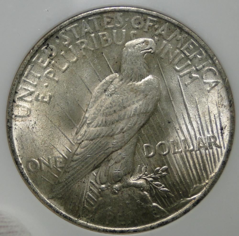 1922 Peace Dollar NGC MS 64 Uncirculated
