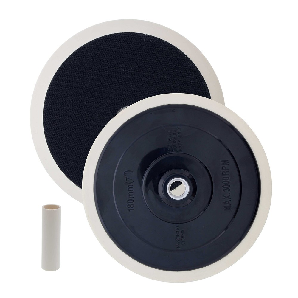 Brand 7" Hook & Loop Grip Mount Universal Polisher Buffer Backing Plate Pad, ...
