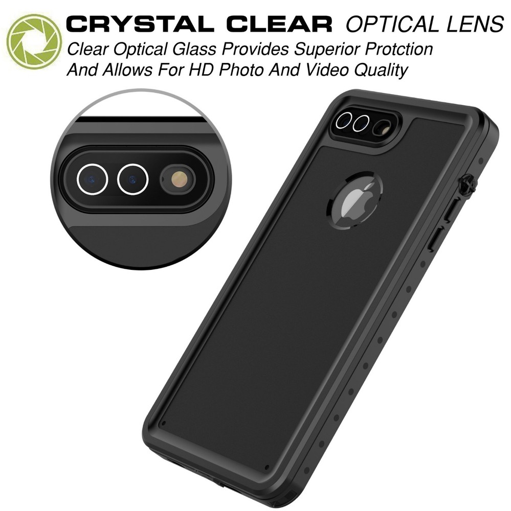 For Apple iPhone 7 / 8 Plus Waterproof Case Shockproof Built-in Screen Protector