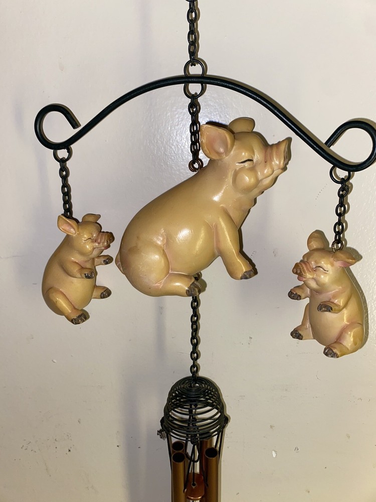 3 ft Long Pig Wind Chime