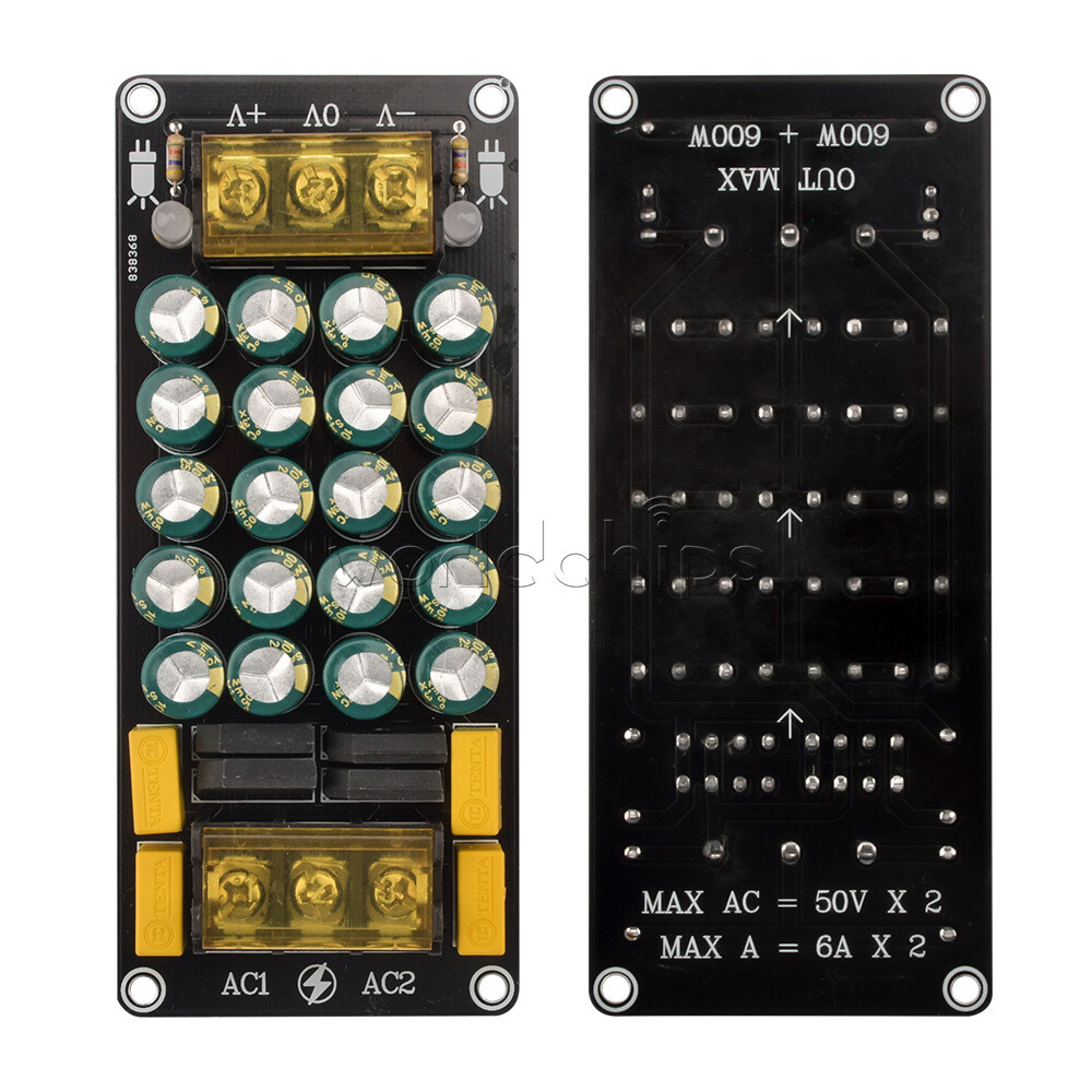 10A DC Full Bridge Dual Power Supply Rectifier Filter Power Amplifier Module