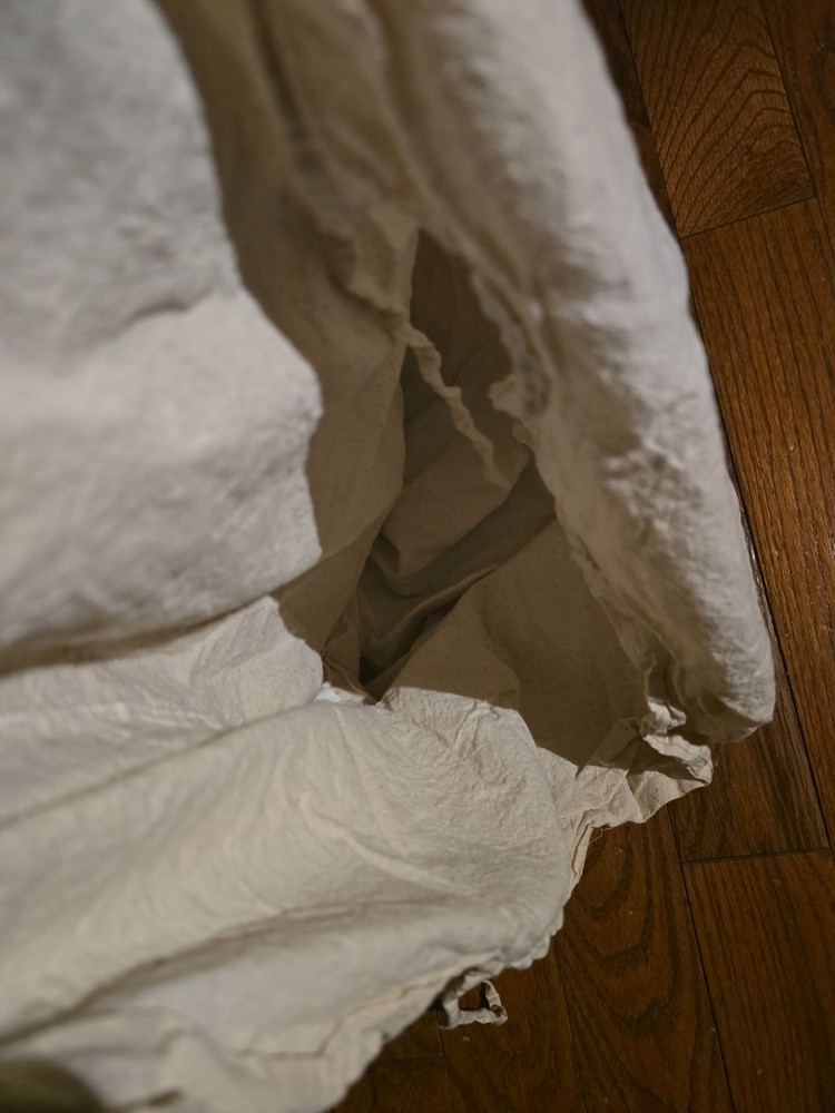 WWII US Army Barracks Laundry Bag Canvas Drawstring Sack Khaki